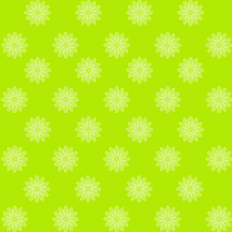 画像:花柄SNSアイコン用の壁紙　緑