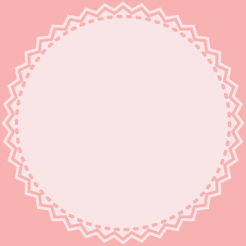 画像:丸いレース　SNSアイコン用の壁紙　ピンク