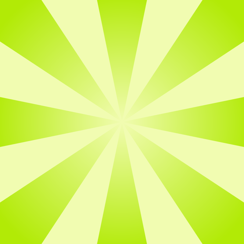 画像:放射状SNSアイコン用の壁紙　緑