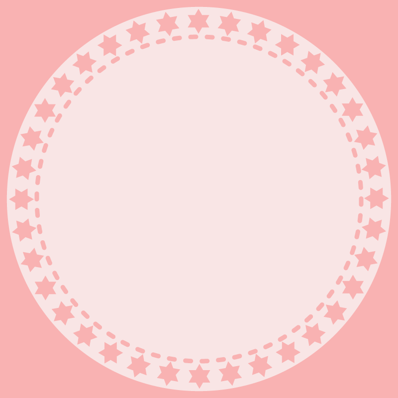画像:丸いSNSアイコン用の壁紙　ピンク