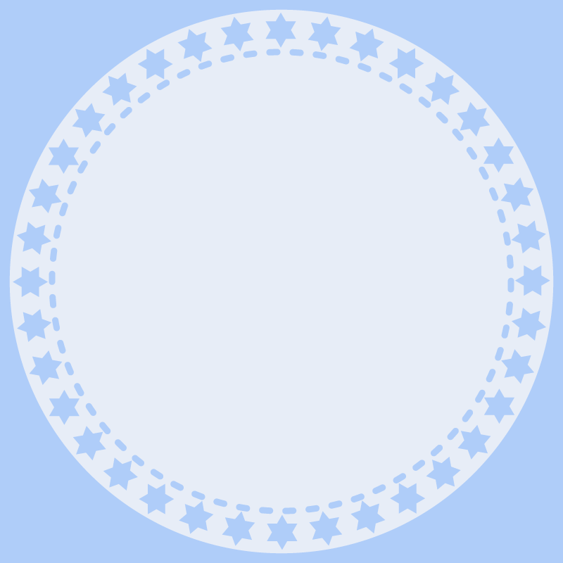 画像:丸いSNSアイコン用の壁紙　青