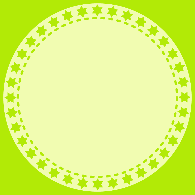 画像:丸いSNSアイコン用の壁紙　緑