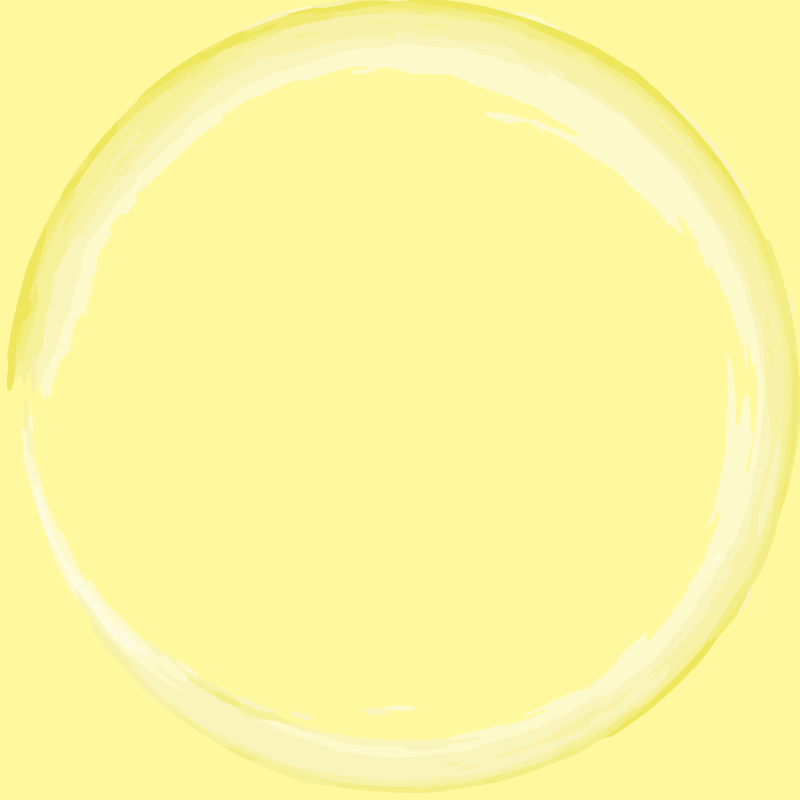 画像:水墨画風　SNSアイコン用の壁紙　黄色